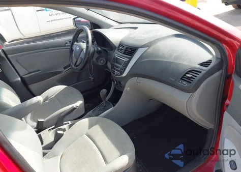 2015 Hyundai Accent Gls from USA, damaged, VIN KMHCT4AEXFU808682